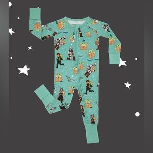Little Sleepies Star Wars Grogu & Friends Bamboo Viscose Zippy (12-18 months)
